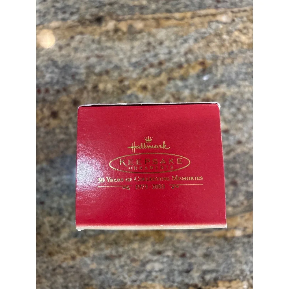 Hallmark Keepsake Ornament 2003 Our First Christmas Champagne Bucket Silver Tray